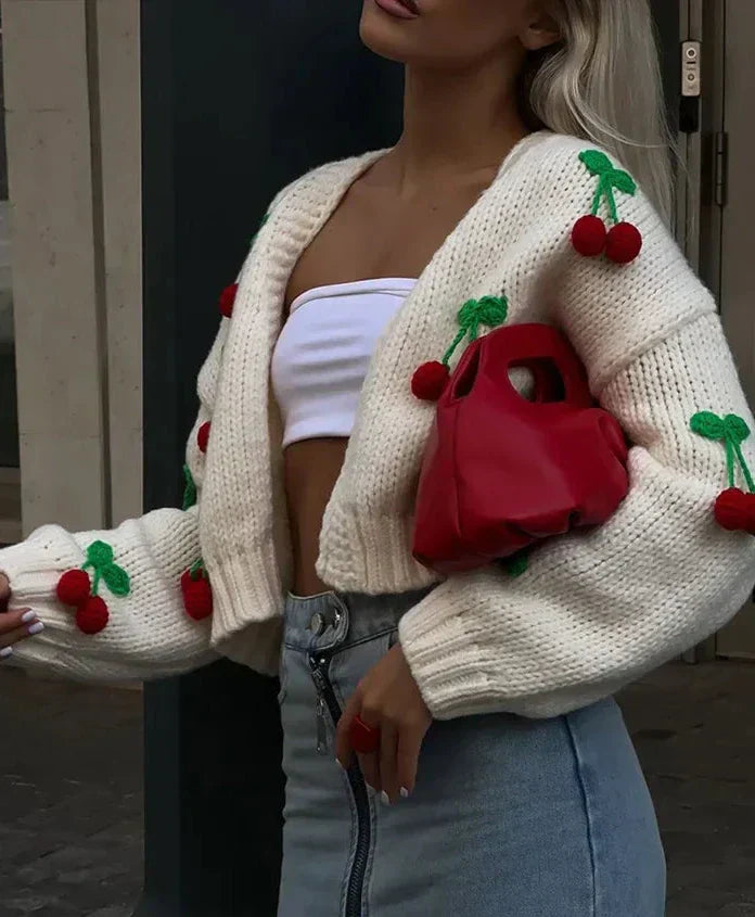 Valenzora | Cherry Cardigan for Women