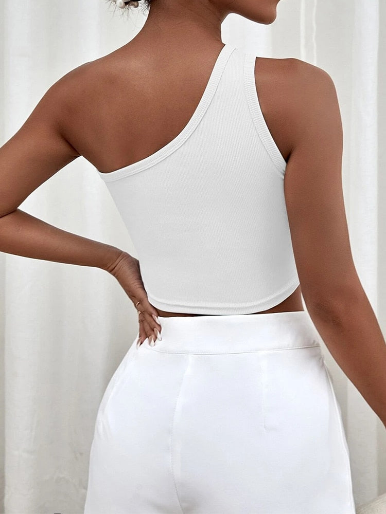Valenzora - Seamless crop top with cut out