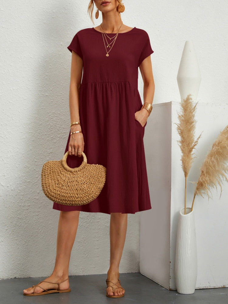 Valenzora | Modisches, mittellanges Kleid für Damen