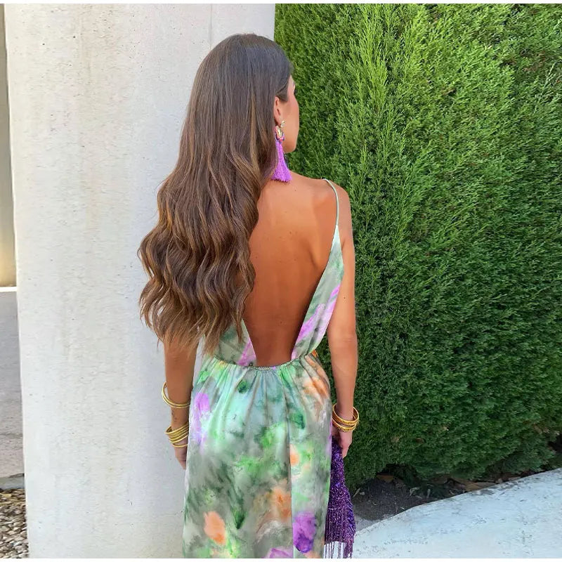 Valenzora | Elegant long corset dress for women with detachable scarf
