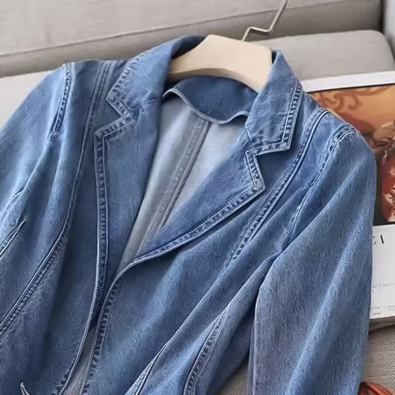 Valenzora | Moderner Jeansblazer