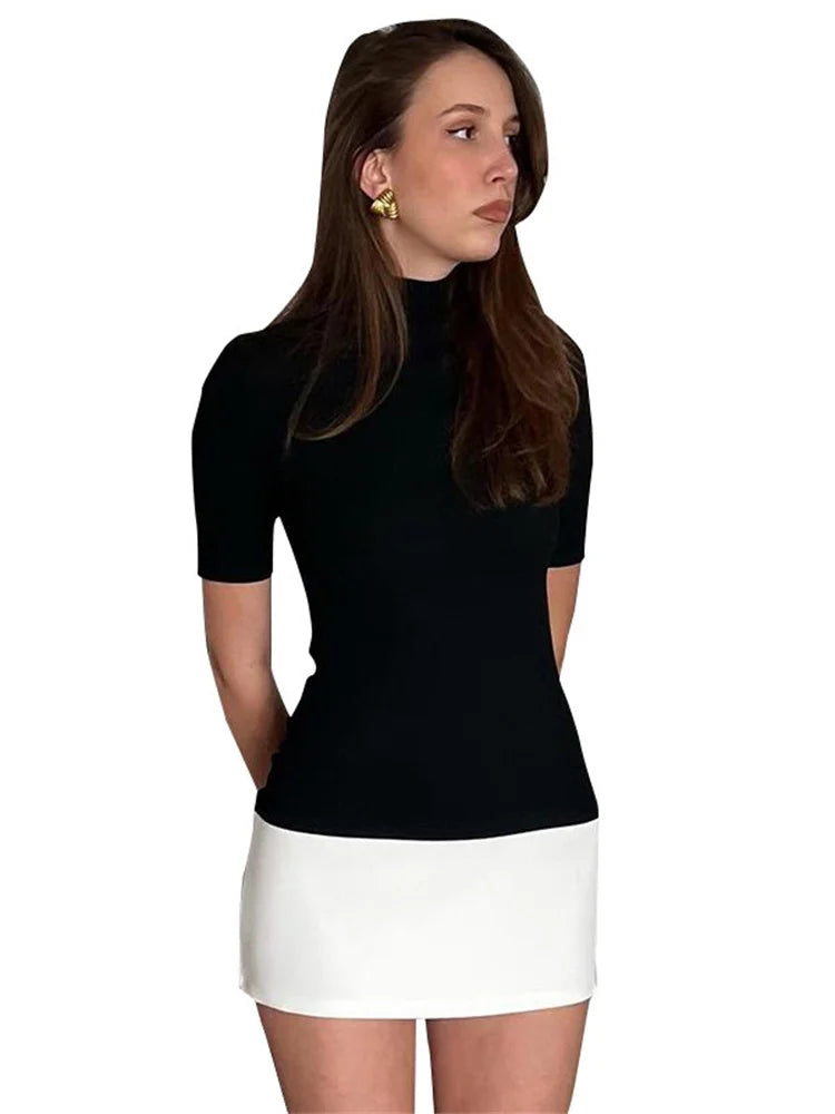 Valenzora | Lässiges Patchwork-Minikleid