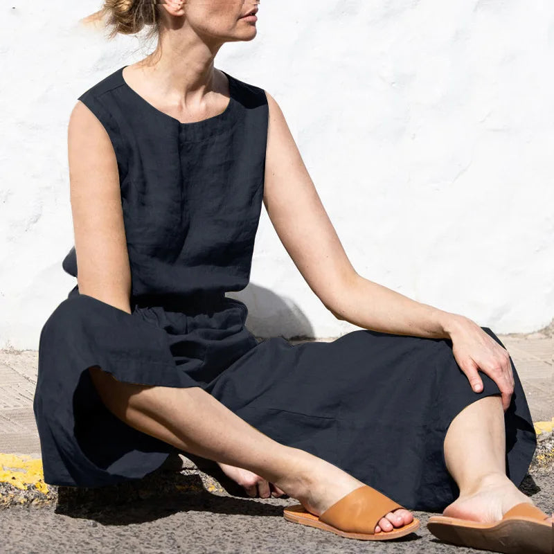 Valenzora | Cotton Linen Overall