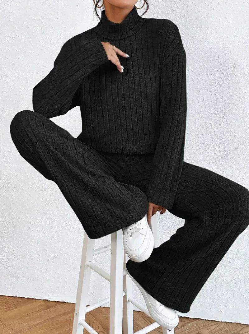 Darlene™ – Strickhose und Rollkragenpullover für Damen