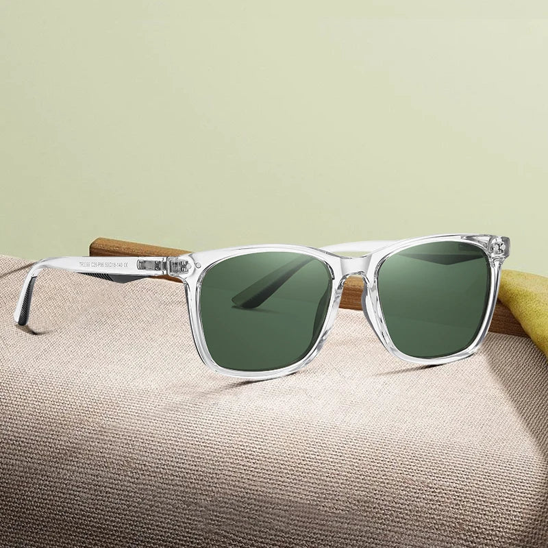 Valenzora | Klassische Sonnenbrille mit transparentem Rahmen