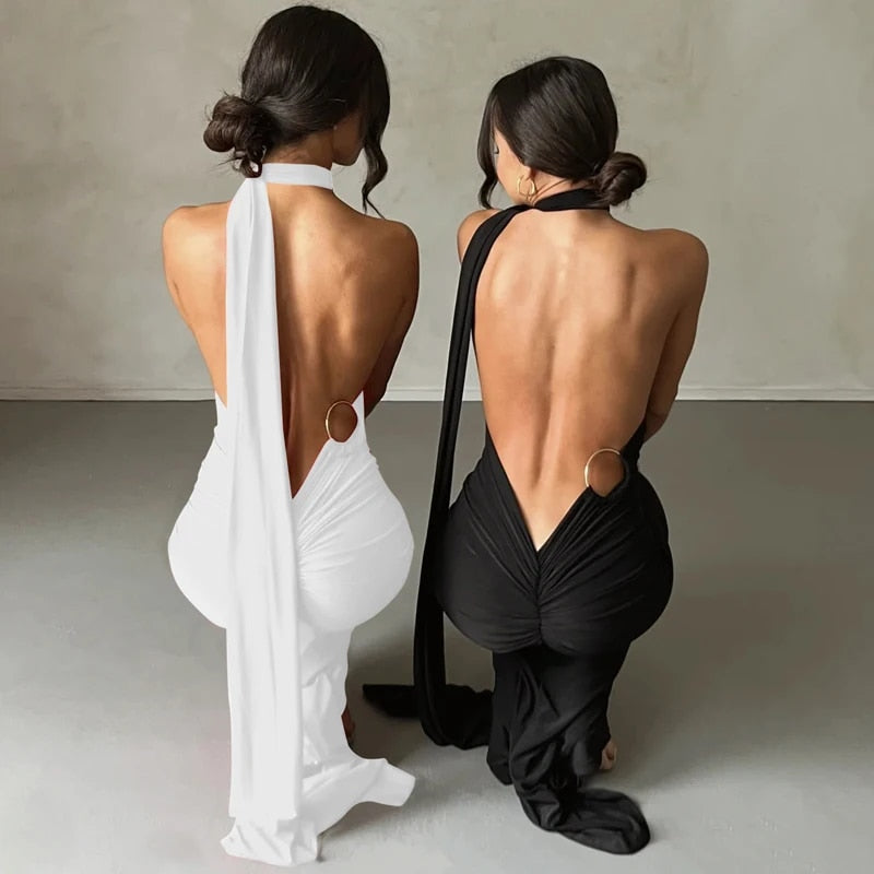 Valenzora | Elegantes, eng anliegendes Kleid mit One-Shoulder-Schnitt und hohem Rücken