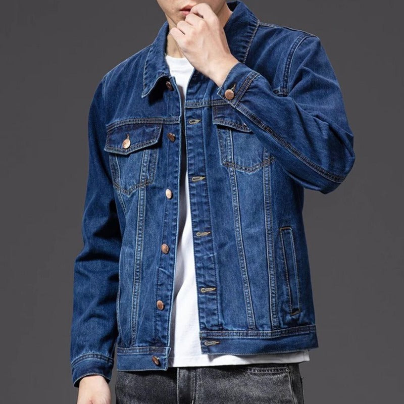 Valenzora | Classic denim jacket with chest pockets