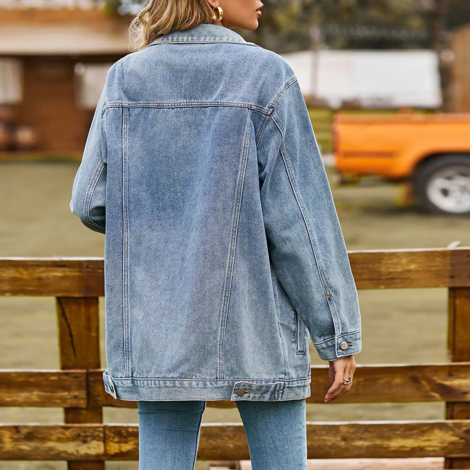 Valenzora | Classic Elegant Denim Jacket
