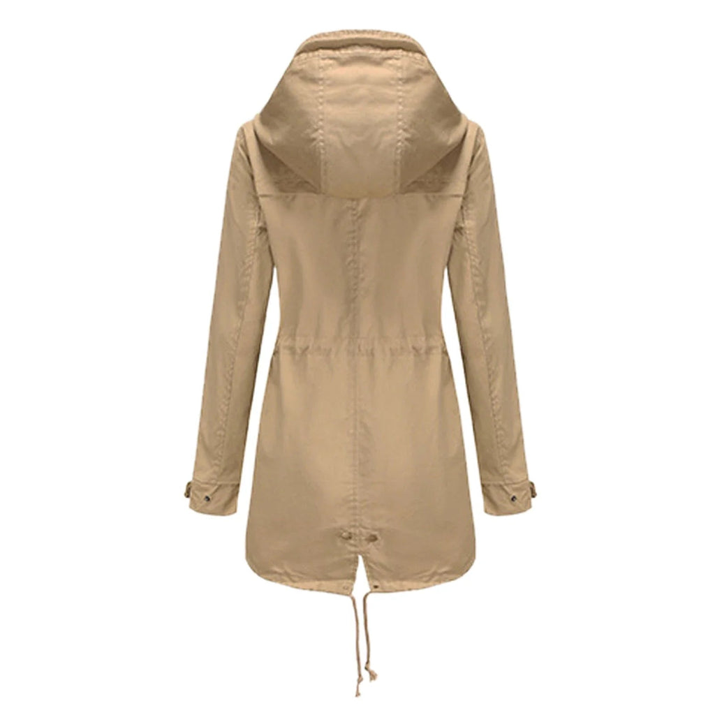 Valenzora Elegante Wasserdichte Outdoor-Regenjacke für Damen | Perfekt für Outdoor-Aktivitäten