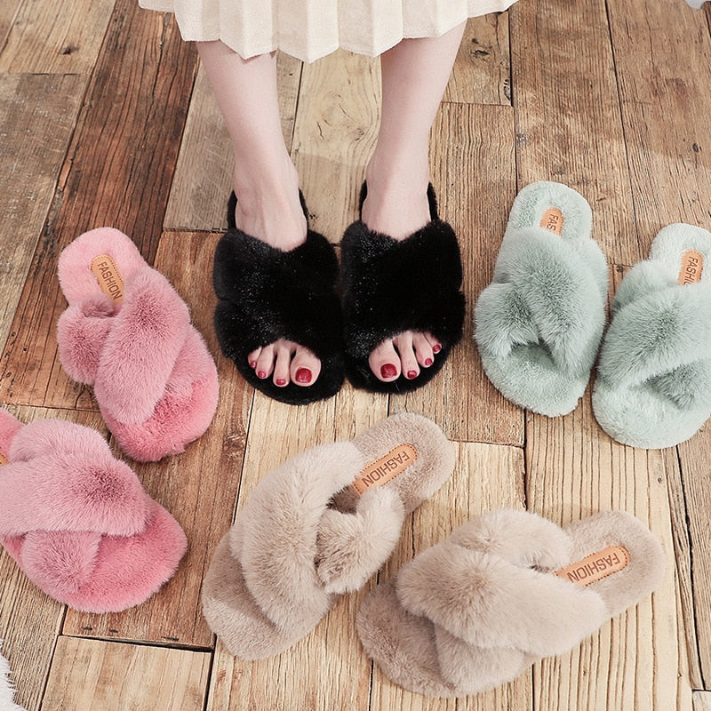 Valenzora | Winter Fluffy Slippers with Cozy Warmth for Women
