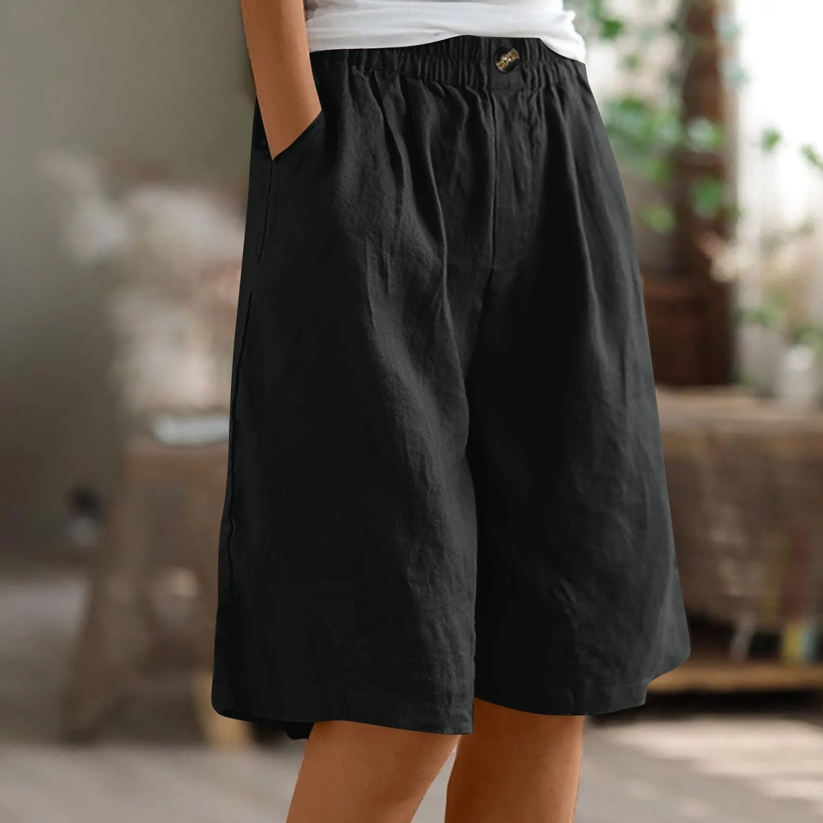 Valenzora | Premium Cotton-Linen Women's Trousers