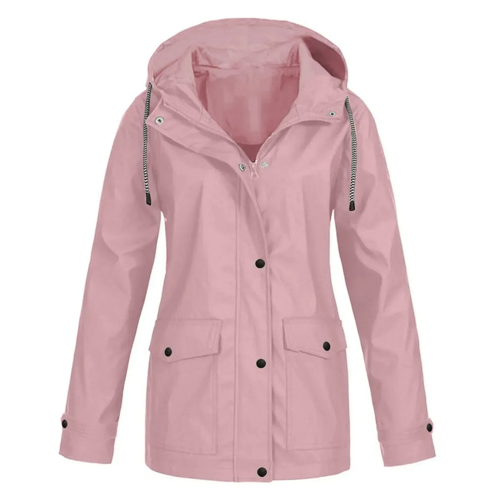 Valenzora | Lightweight rain jacket with hood
