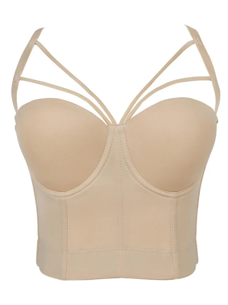Valenzora | 5 Colors Women's Sexy Designer Summer V-Neck Nude Black White Red Pink Cotton Camisole Tops Women's Camis Crop Tops