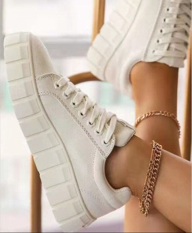 Valenzora | Suede Sneakers with Chunky Platform for Women