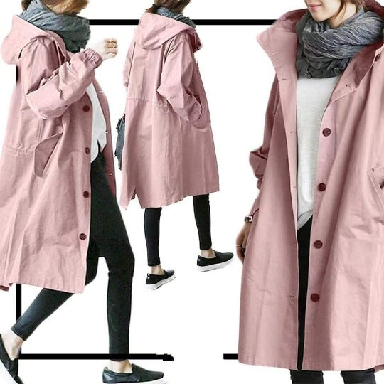 Valenzora | Women's hooded trench coat