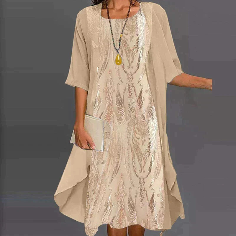 Valenzora | Elegant Custom Printed Dress
