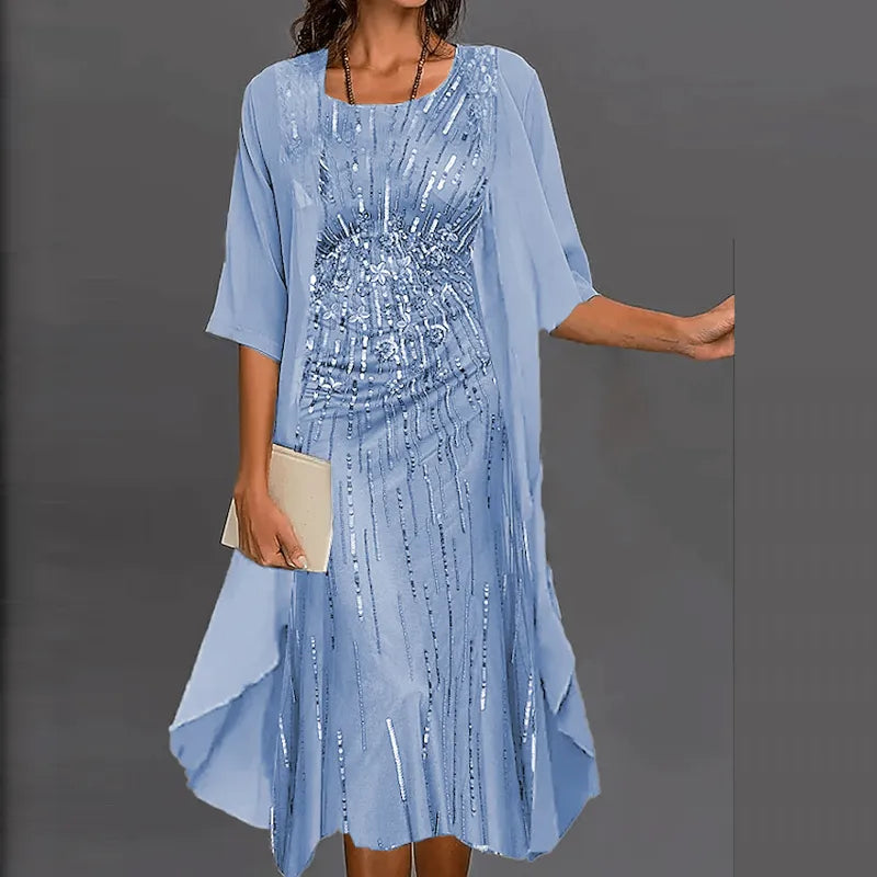 Valenzora | Elegant Custom Printed Dress