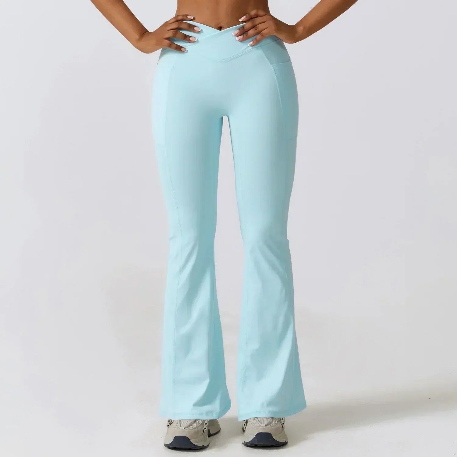 Valenzora | High-waisted flare leggings