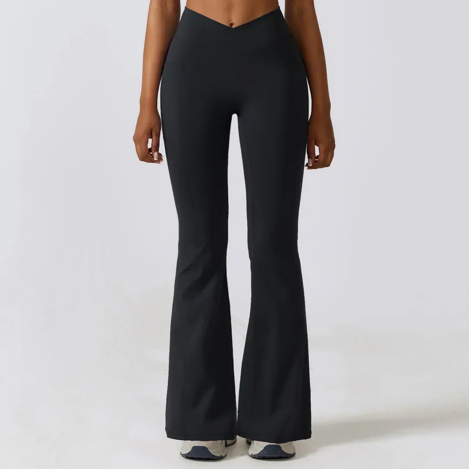 Valenzora | High-waisted flare leggings