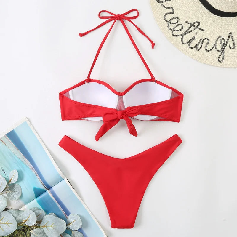 Valenzora | Sexy Push-up Bikini für Damen Bademode, Badeanzug, Mädchen Bikini-Set, Badehose für Strandmode, Pool, Sommer