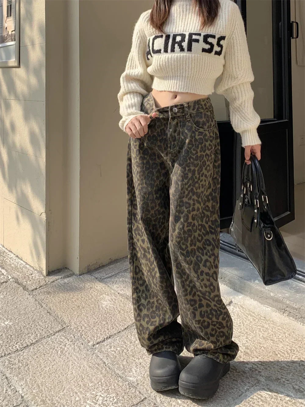 Valenzora | Modische Leoparden-Jeans für Damen