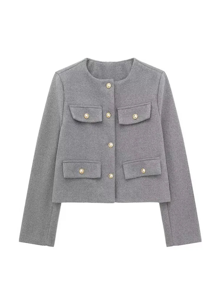 Valenzora | Klassischer Tweed Blazer