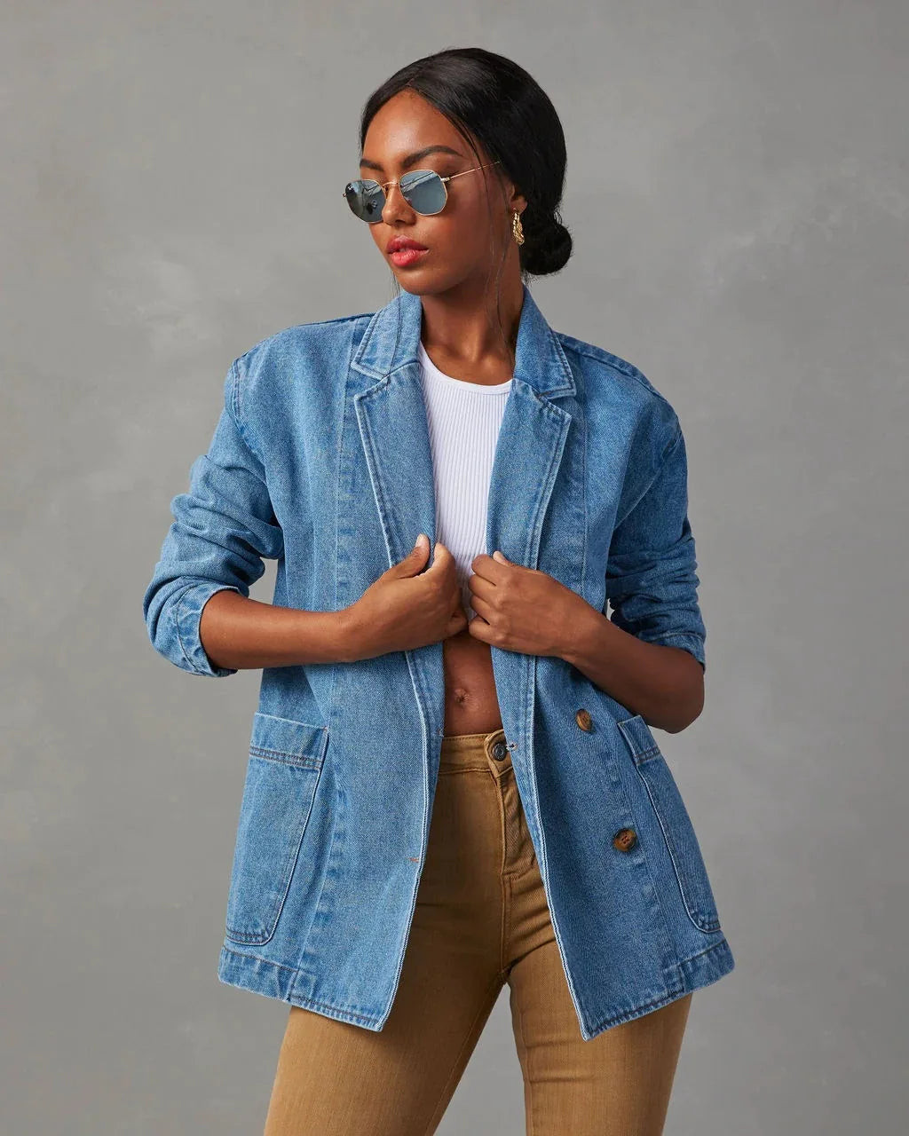 Valenzora | Stylischer Jeansblazer