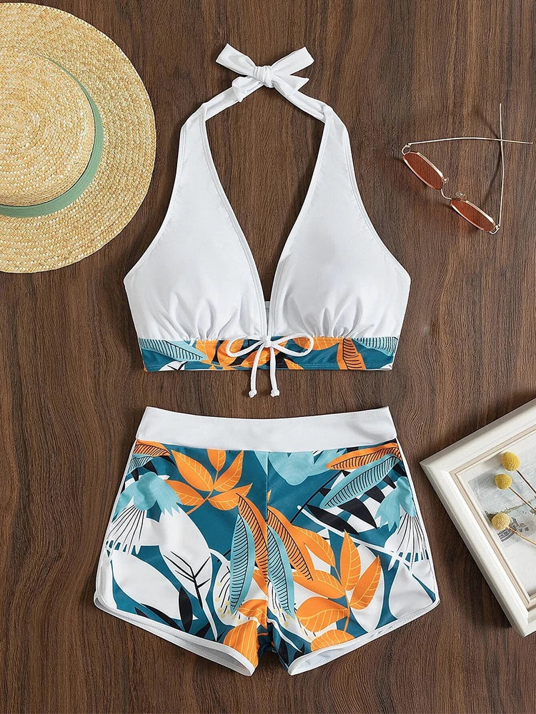 Valenzora | Hochtaillierter Bikini mit Print