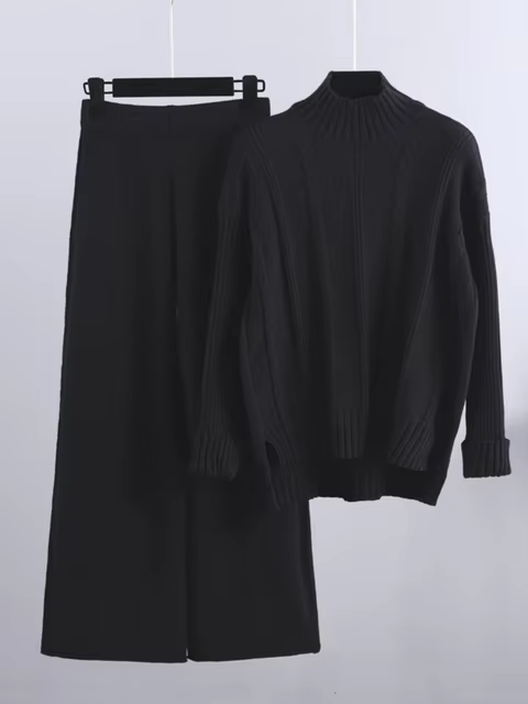 Valenzora | Modernes, elegantes zweiteiliges Strickset