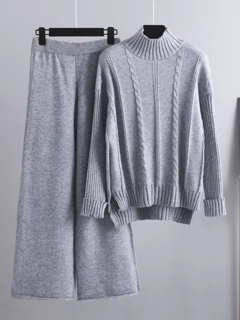 Valenzora | Modernes, elegantes zweiteiliges Strickset
