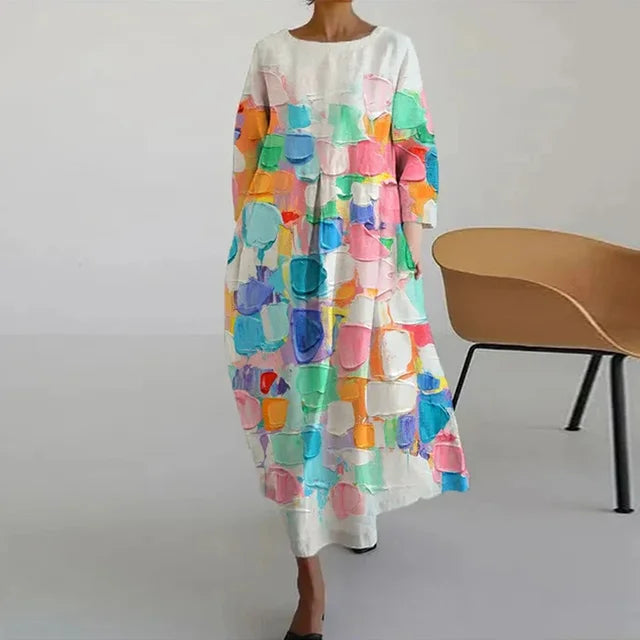 Valenzora | Soft, Colorful Dress