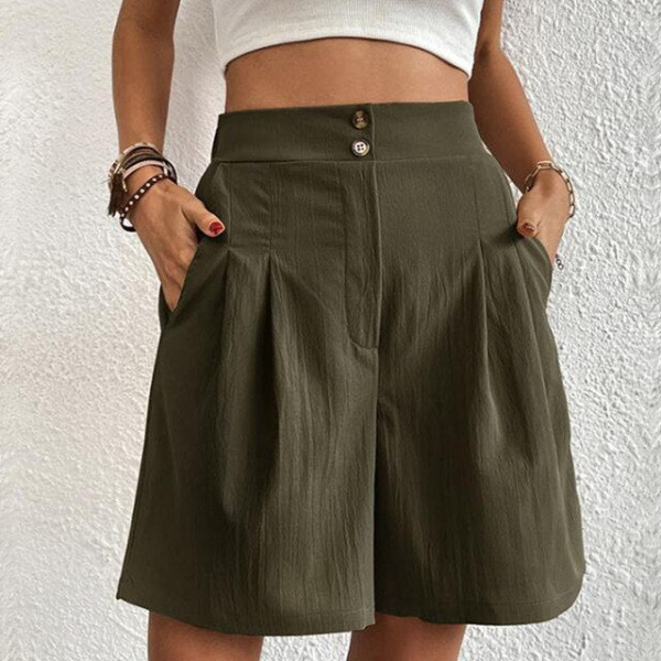 Valenzora – Shorts mit doppelter Knopfleiste