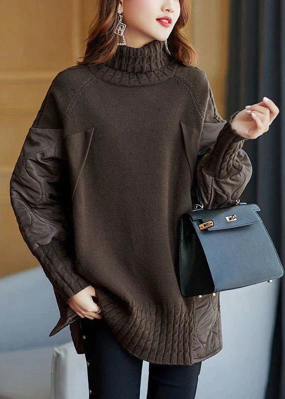 Valenzora - Rollkragen-Strickpullover