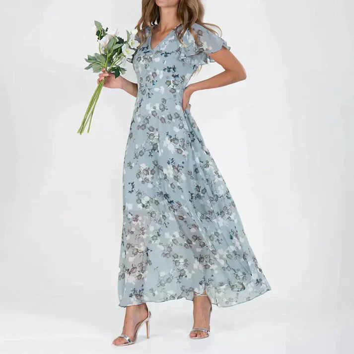 Valenzora | Floral Dress Elegant Summer Style