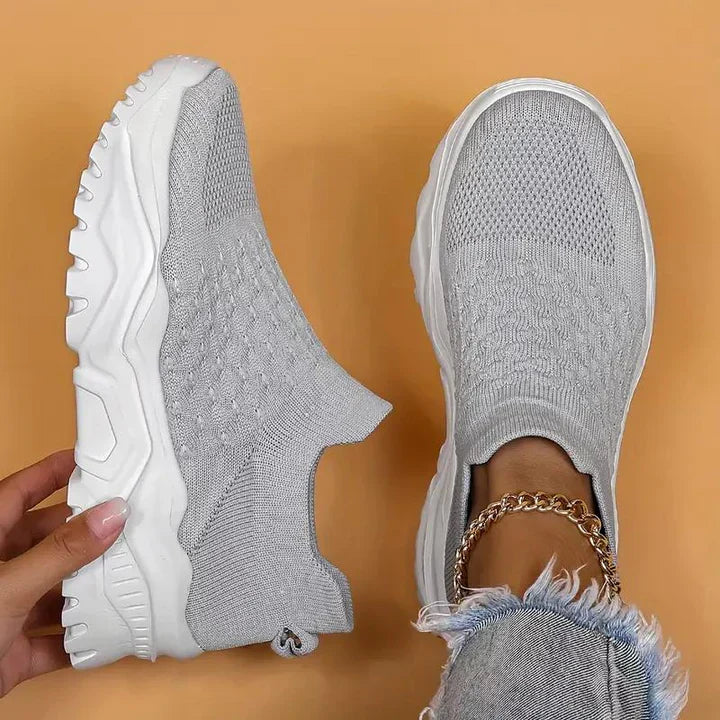 Valenzora | Women's Slip-on Sneakers, Breathable & Orthopedic