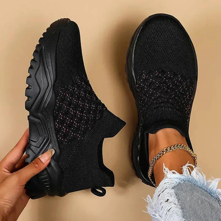 Valenzora | Damen Slipper-Sneaker, atmungsaktiv & orthopädisch