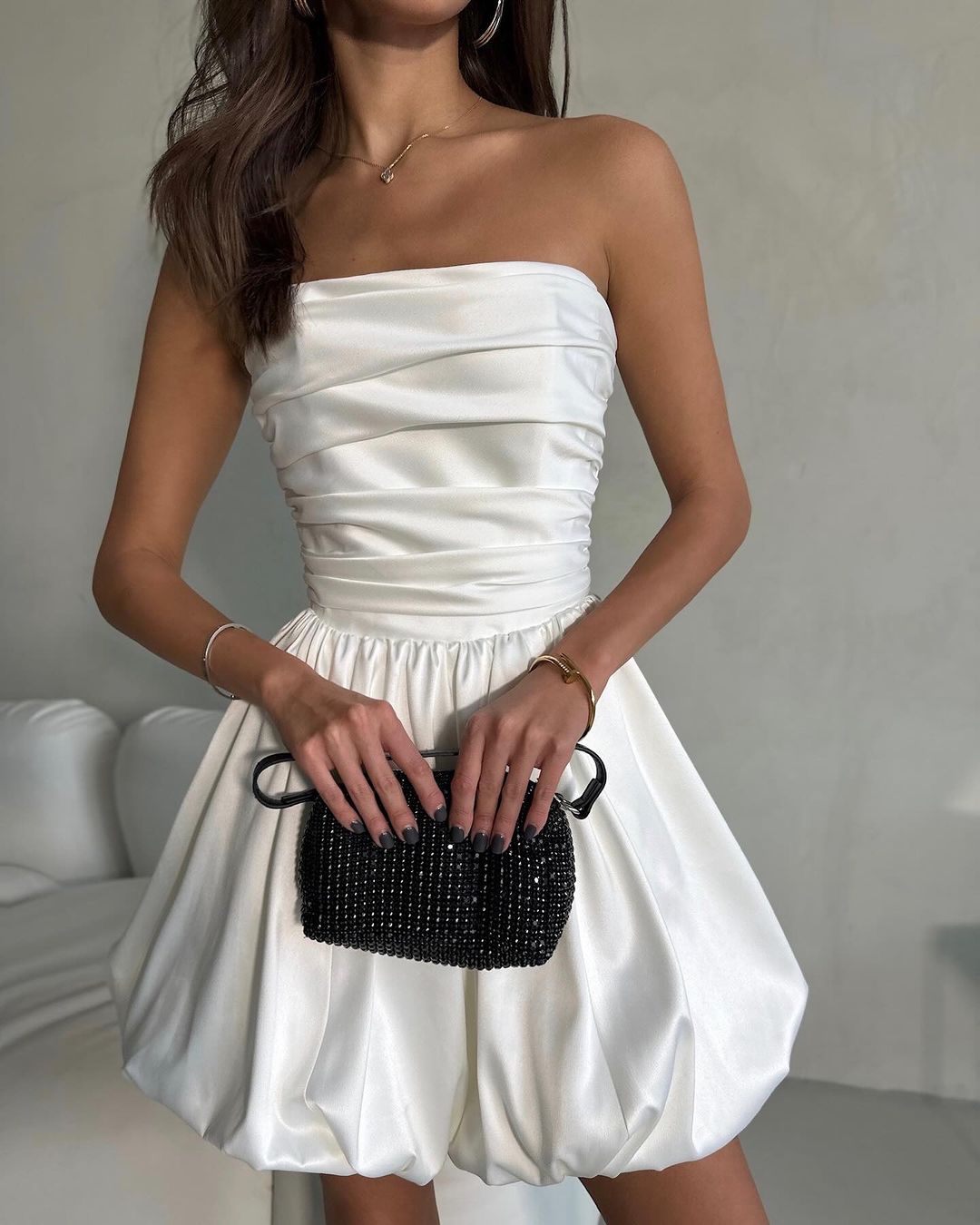 Valenzora | Trägerloses Partykleid für Damen