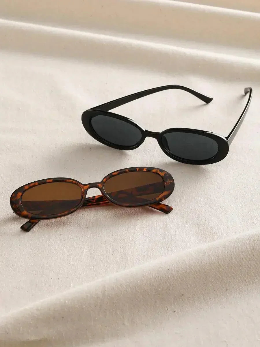 Valenzora | Ovale Sonnenbrille im 90er-Jahre-Stil mit Vintage-Charme