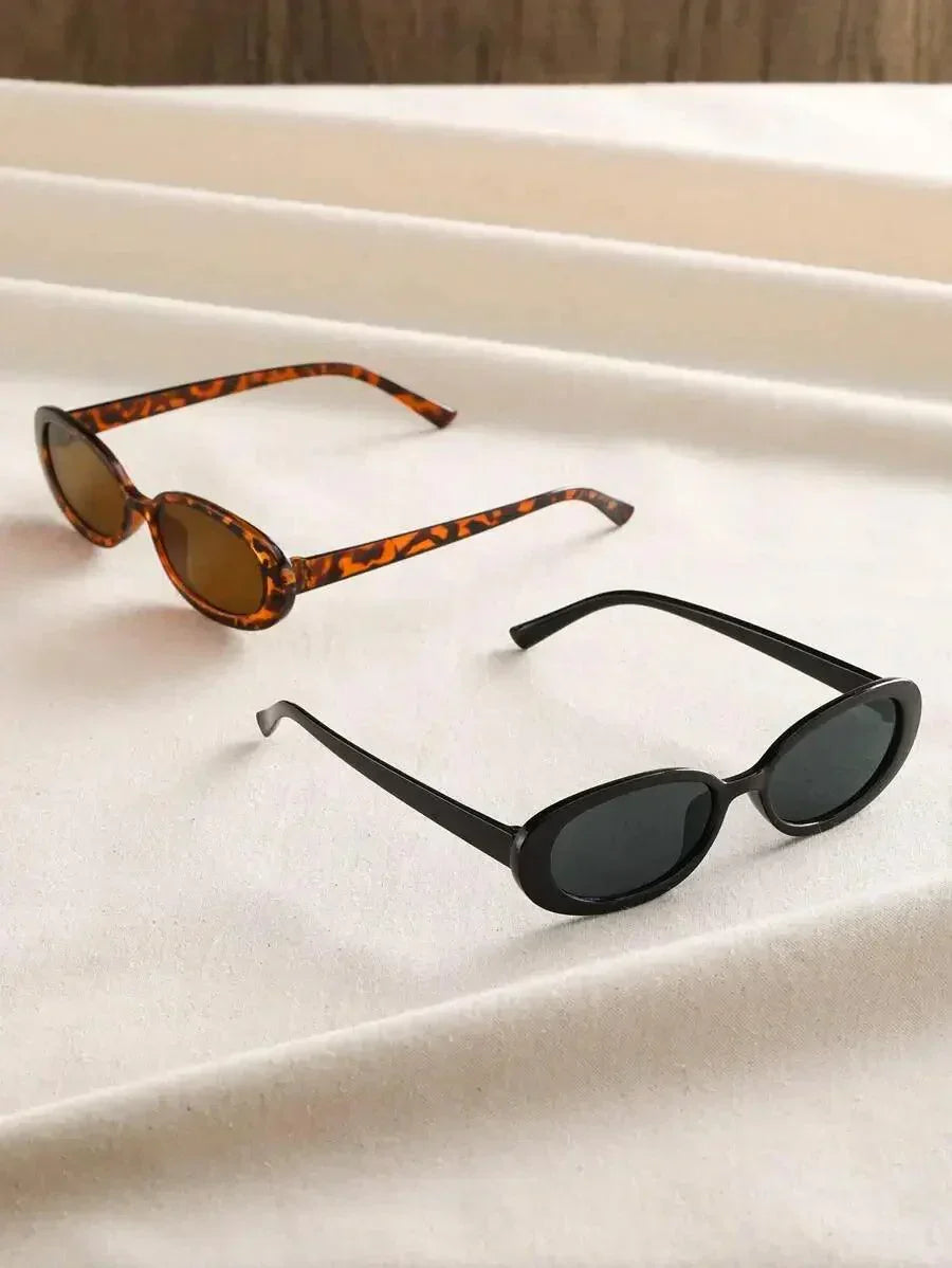 Valenzora | Ovale Sonnenbrille im 90er-Jahre-Stil mit Vintage-Charme