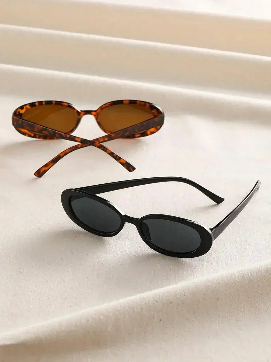 Valenzora | Ovale Sonnenbrille im 90er-Jahre-Stil mit Vintage-Charme