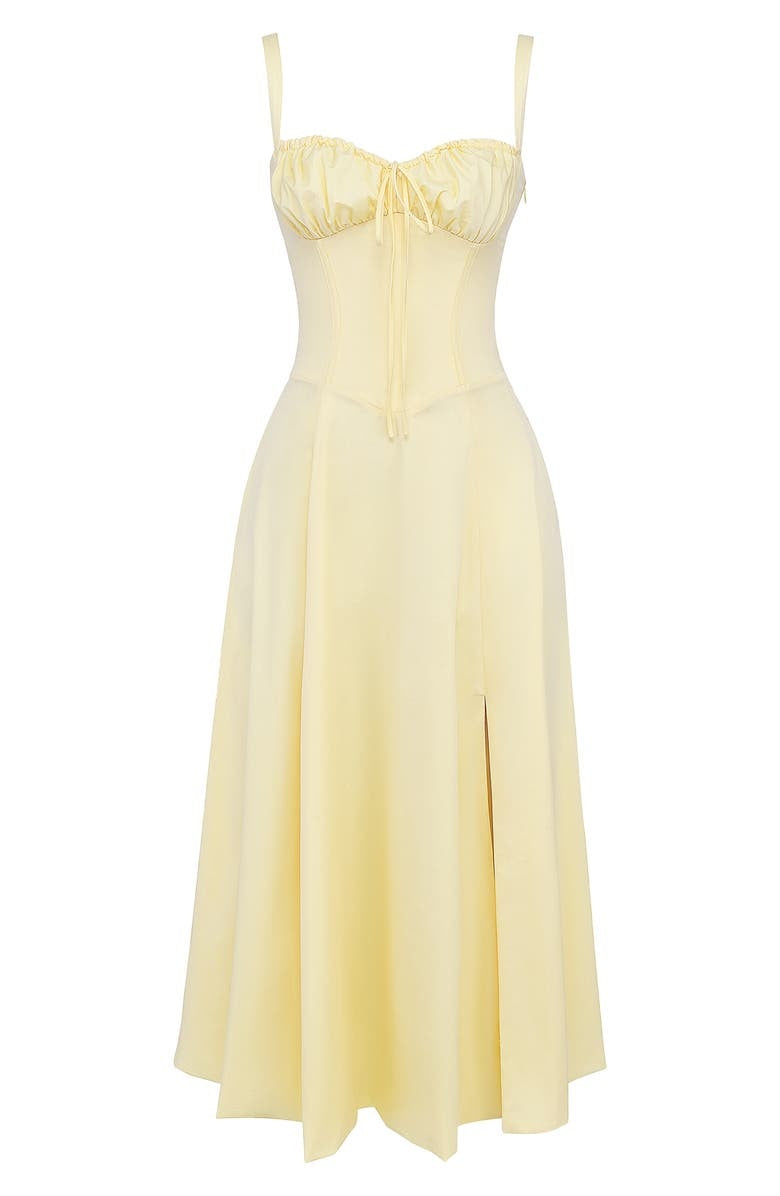 Valenzora | Sleeveless back tie midi dress sun dress