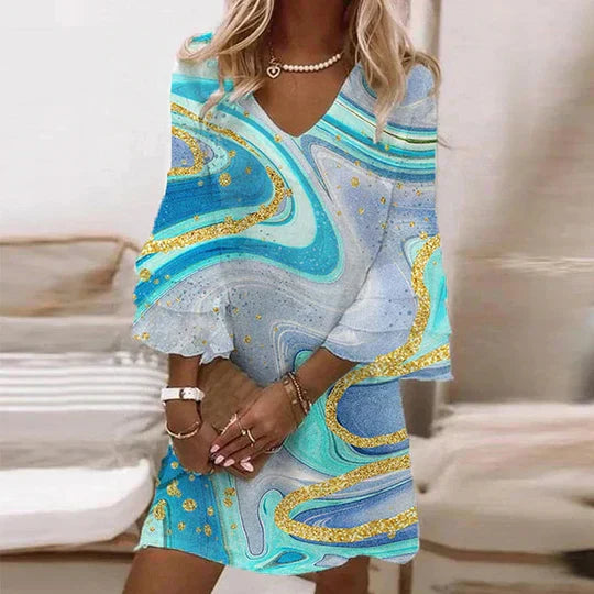 Valenzora | Summer dress with bell sleeves