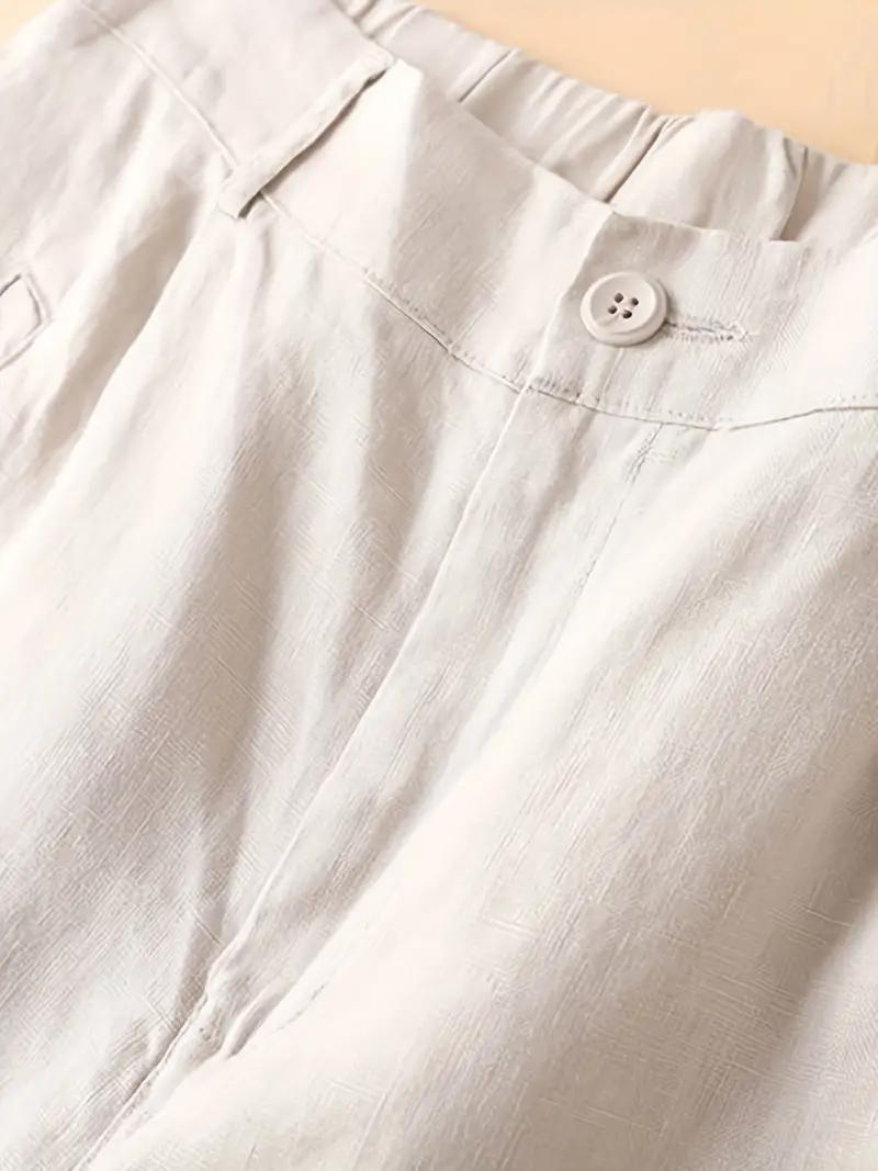 Valenzora | Summer shorts, elastic waist, loose fit, high-waisted shorts, women's clothing