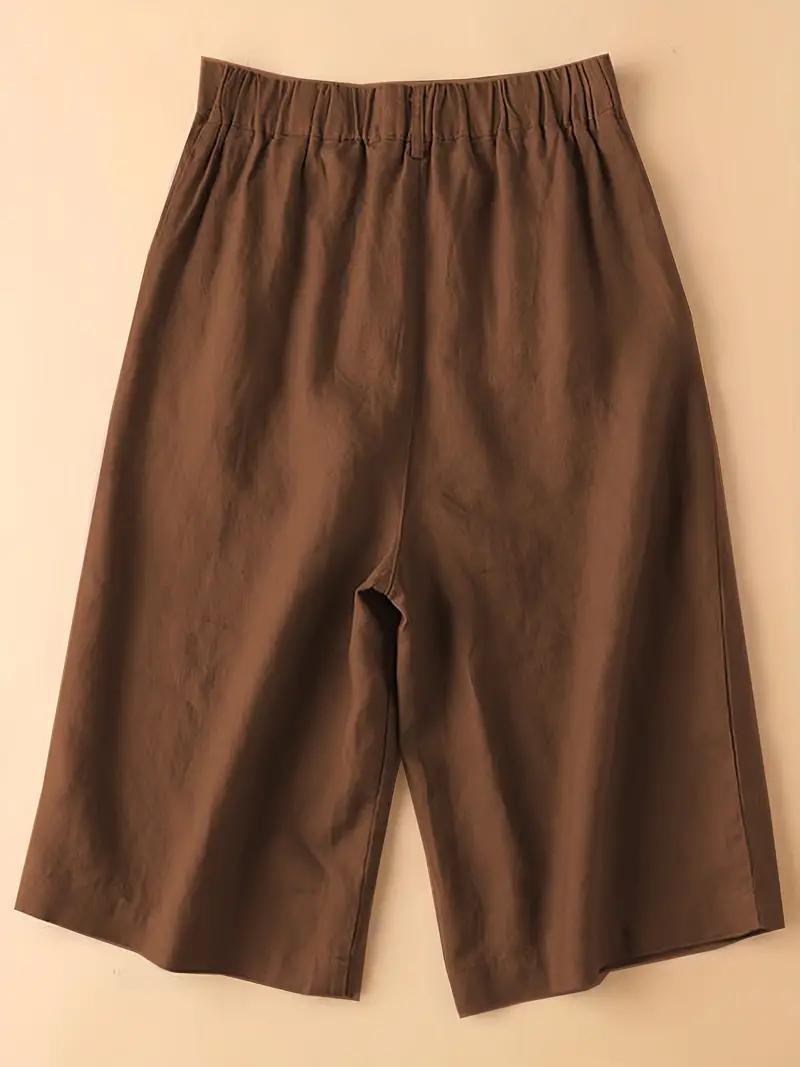 Valenzora | Summer shorts, elastic waist, loose fit, high-waisted shorts, women's clothing