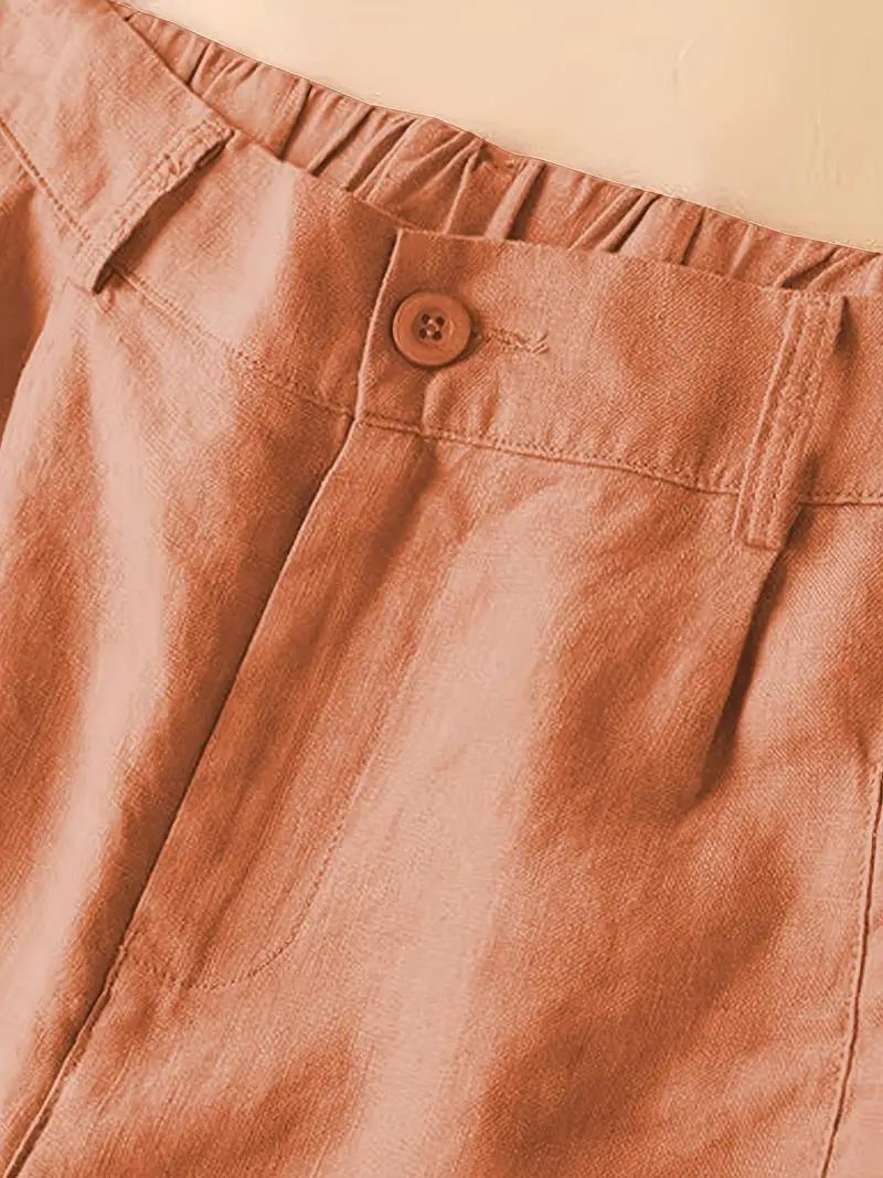 Valenzora | Summer shorts, elastic waist, loose fit, high-waisted shorts, women's clothing