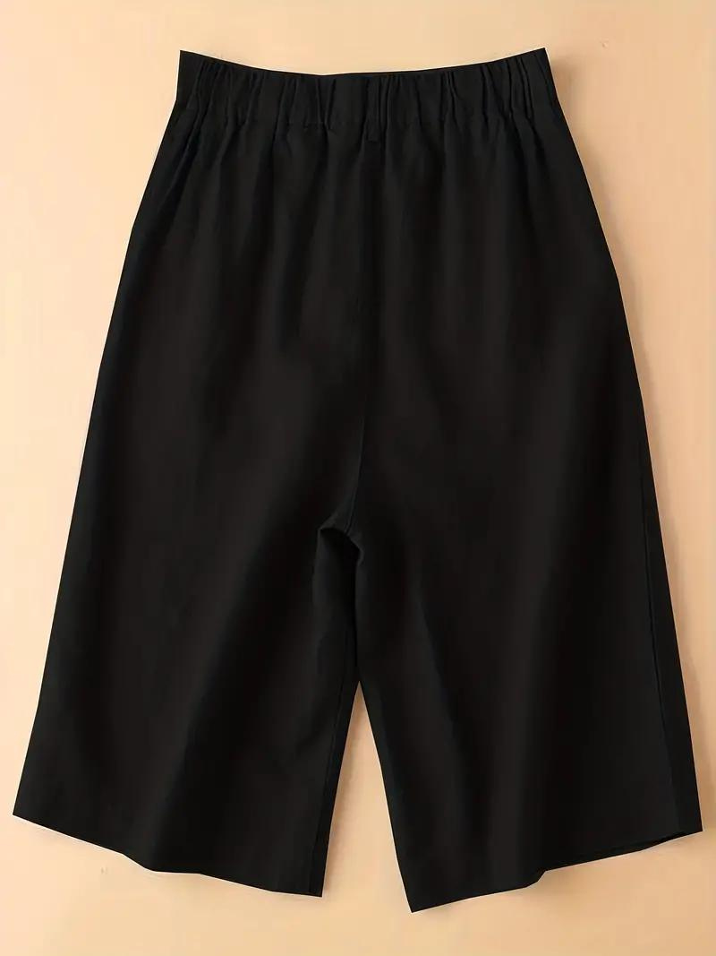 Valenzora | Summer shorts, elastic waist, loose fit, high-waisted shorts, women's clothing