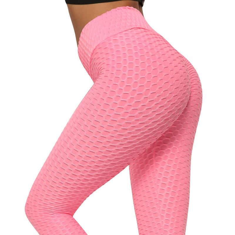 Valenzora | High-Waisted Leggings mit Wabenstruktur