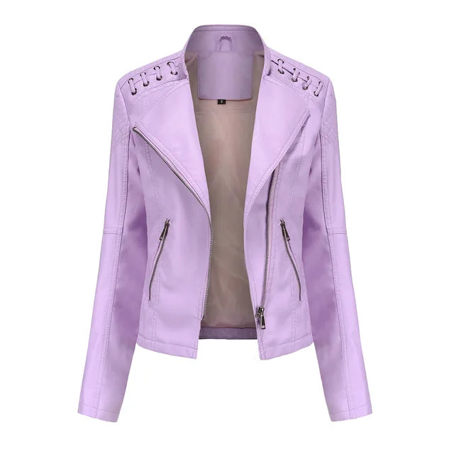 Valenzora - Smooth leather jacket