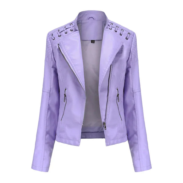Valenzora - Smooth leather jacket
