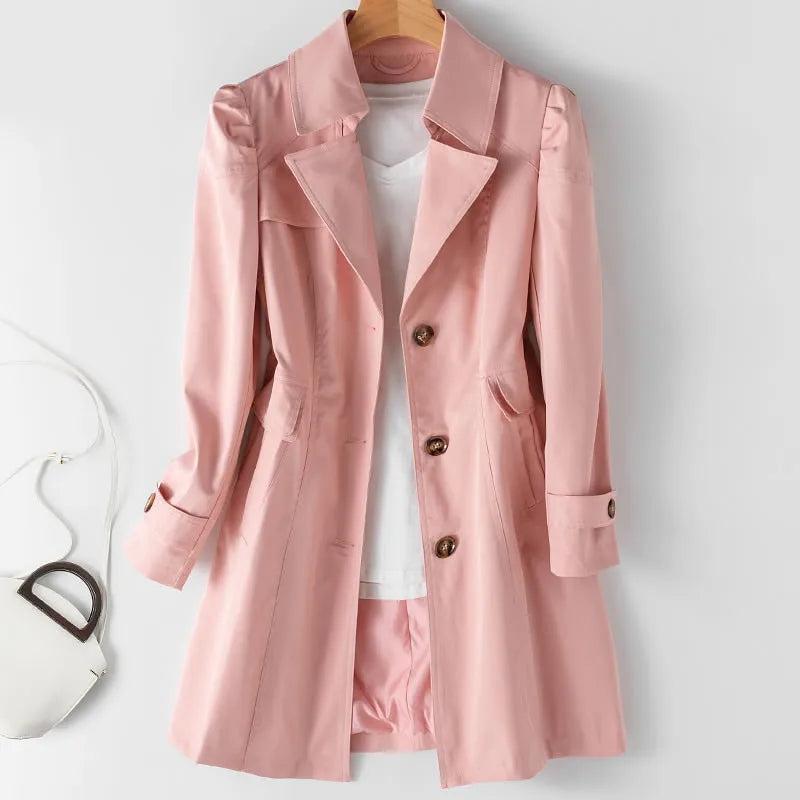 Valenzora | Zeitloser Chic Trenchcoat für jede Jahreszeit